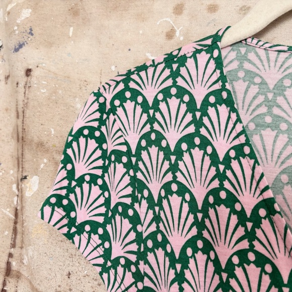 Boden Joanna Cap Sleeve Wrap Midi Dress, Sweet Lilac Shell Print - Picture 4 of 6